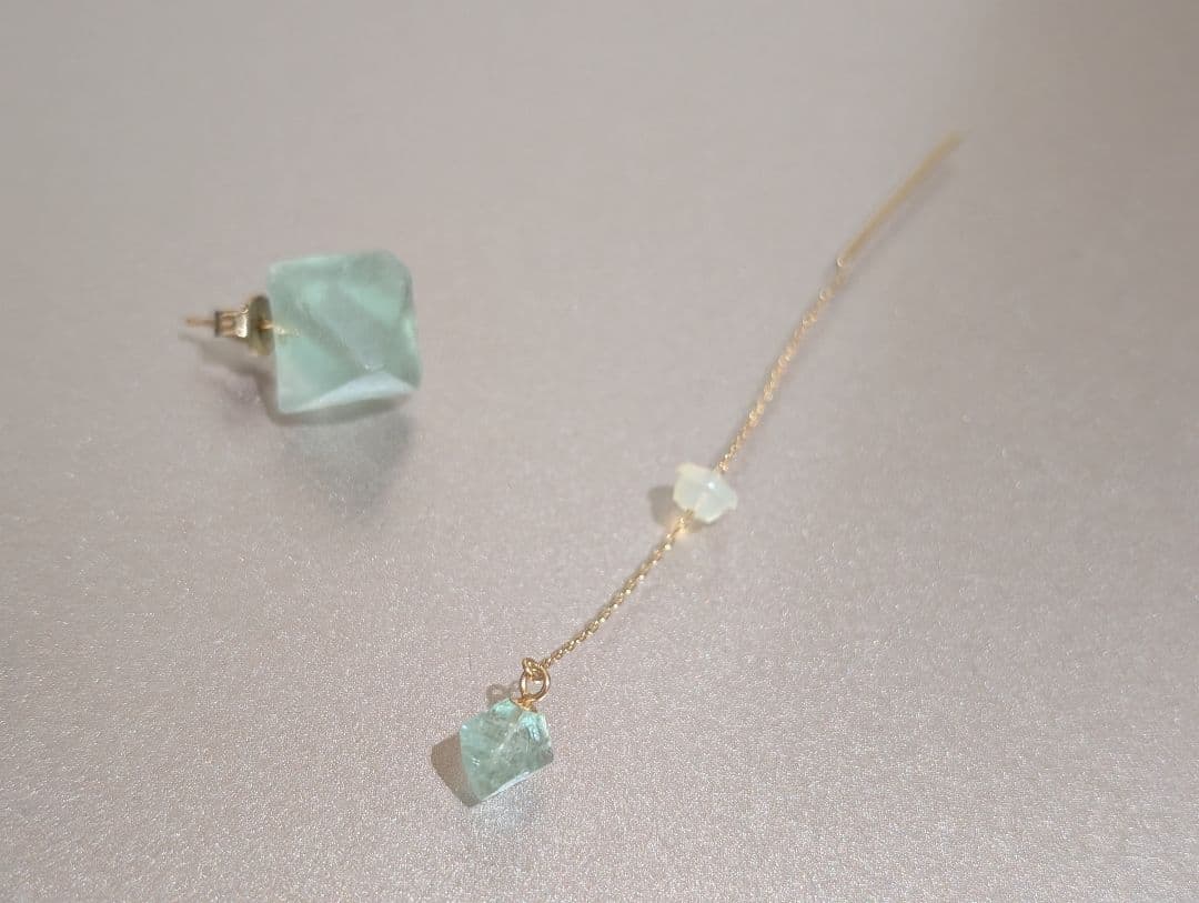 bororo ボロロ　アメリカンピアス　フルオライト　片耳