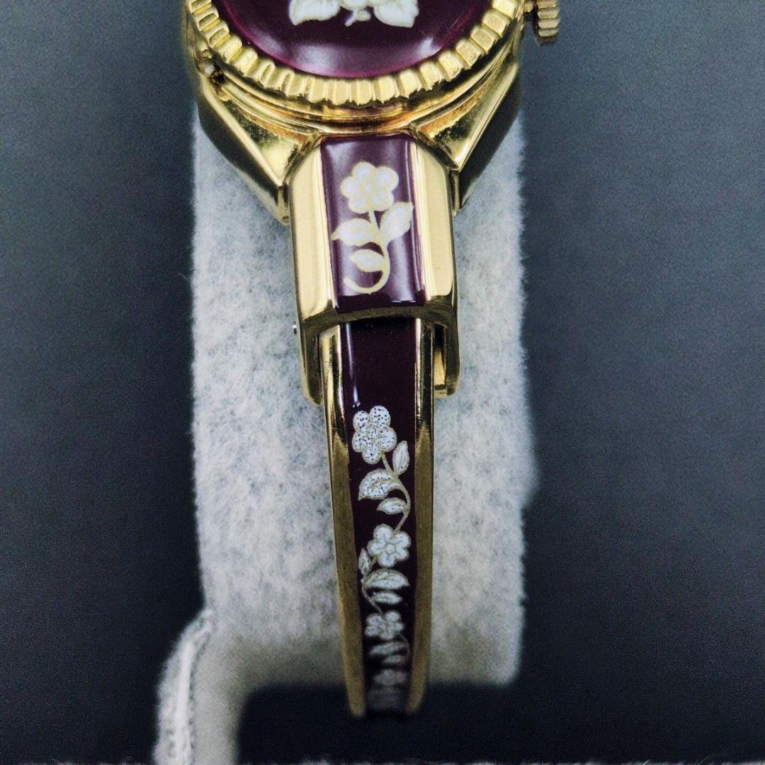 Andre Mouche アンドレムッシュ カメオ クォーツ MOUCHE 花柄