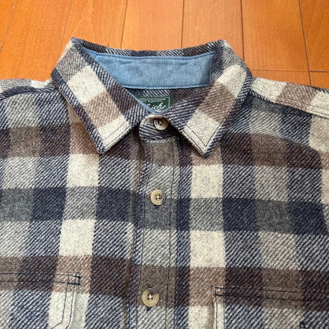 古着 90s OLD WOOLRICH 長袖シャツ CPOジャケット チェック