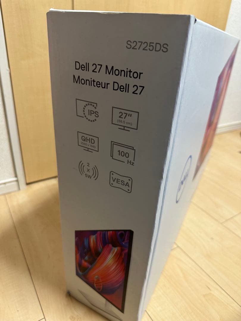 未開封！Dell QHDモニター S2725DS-A パソコンモニター