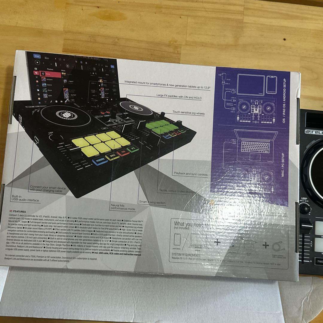 ⭐︎最安値⭐︎Reloop Buddy DJコントローラー 動作確認済