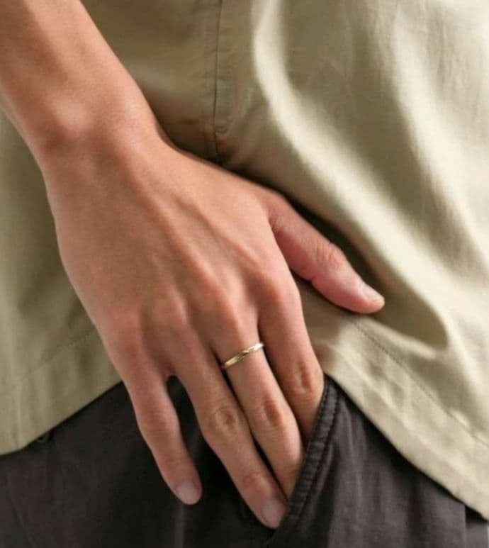 ぴ値下げ！【美品】ライオンハート リング K10　ゴールド