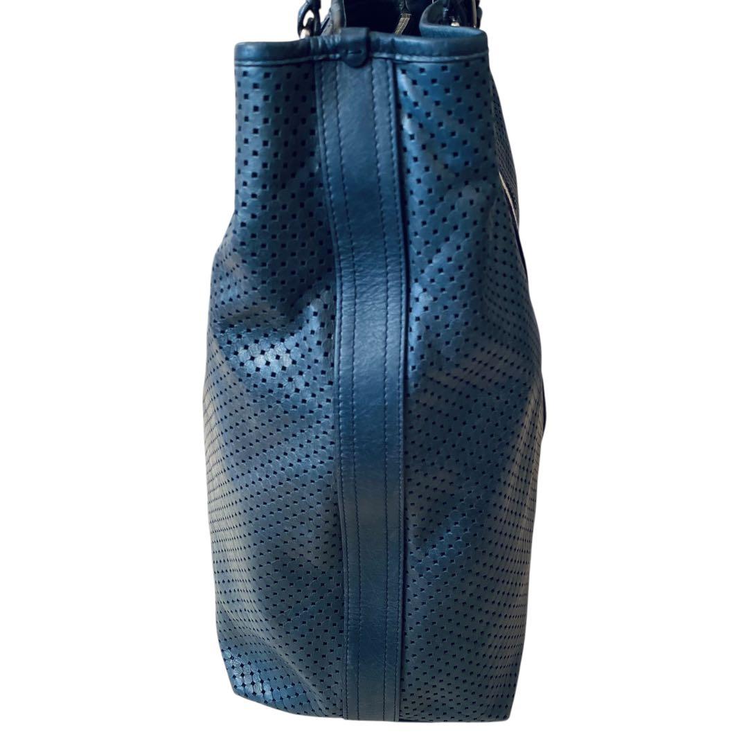 BALLY バリー【美品】パンチングレザー トートバッグ トレインスポッティング