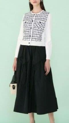 ANAYI アナイ　ツイードカーディガン 36