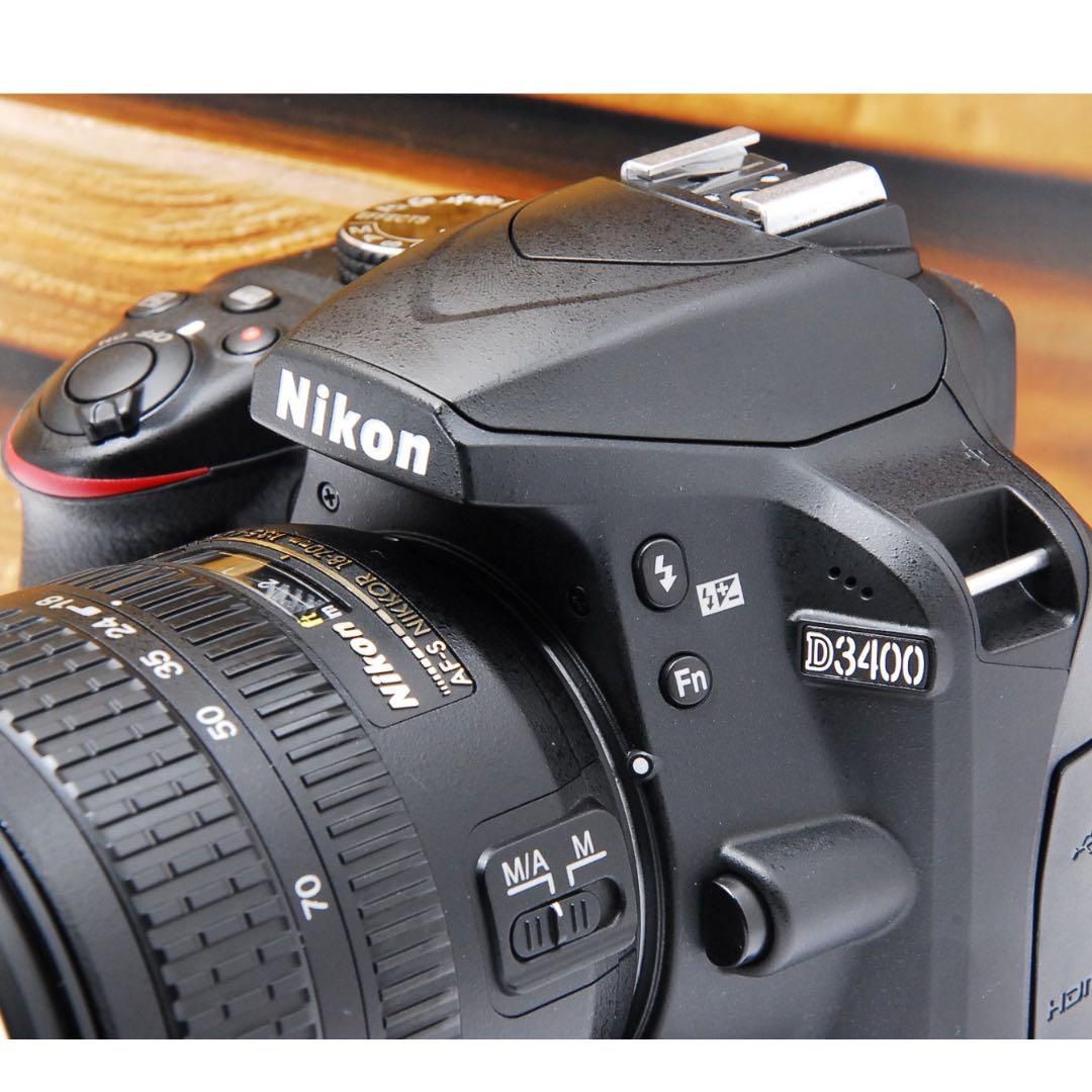 美品 Nikon D3400 低ショット数1867回 Bluetooth対応