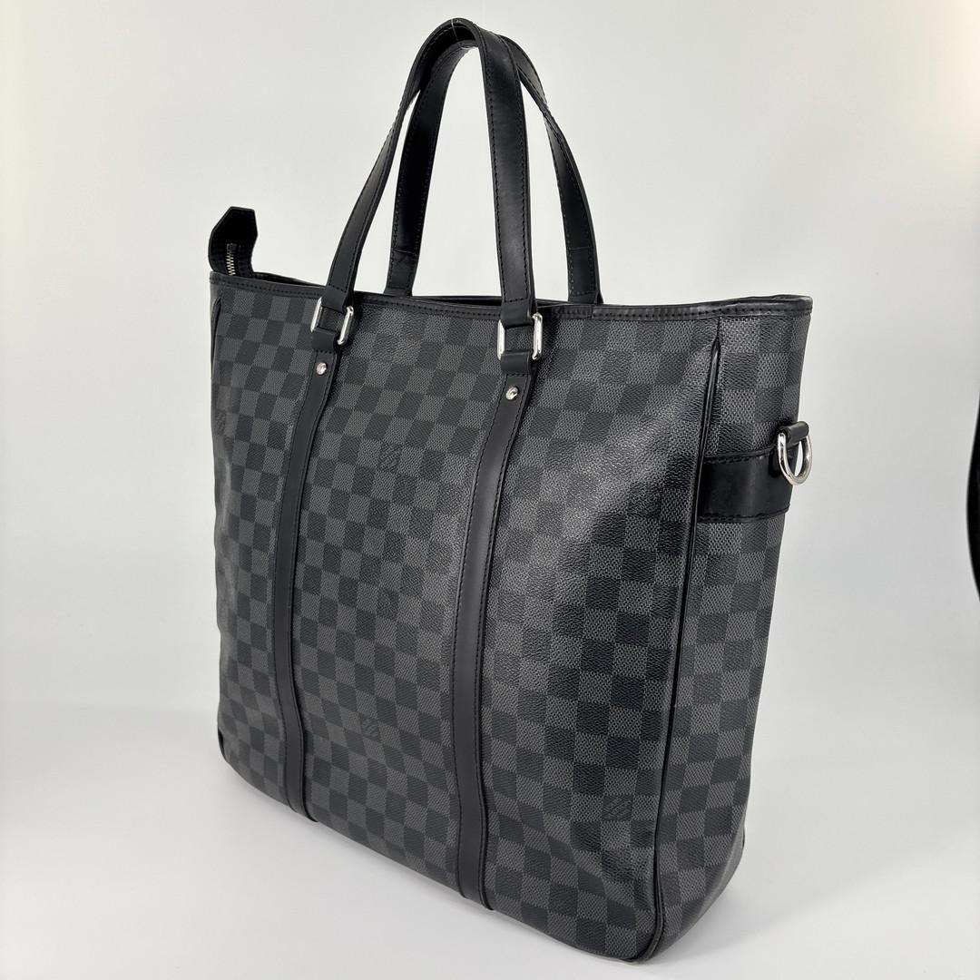 極美品 ダミエグラフィット タダオ レザー 2way トートバッグ ルイヴィトン
