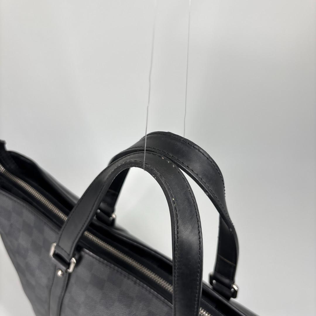 極美品 ダミエグラフィット タダオ レザー 2way トートバッグ ルイヴィトン