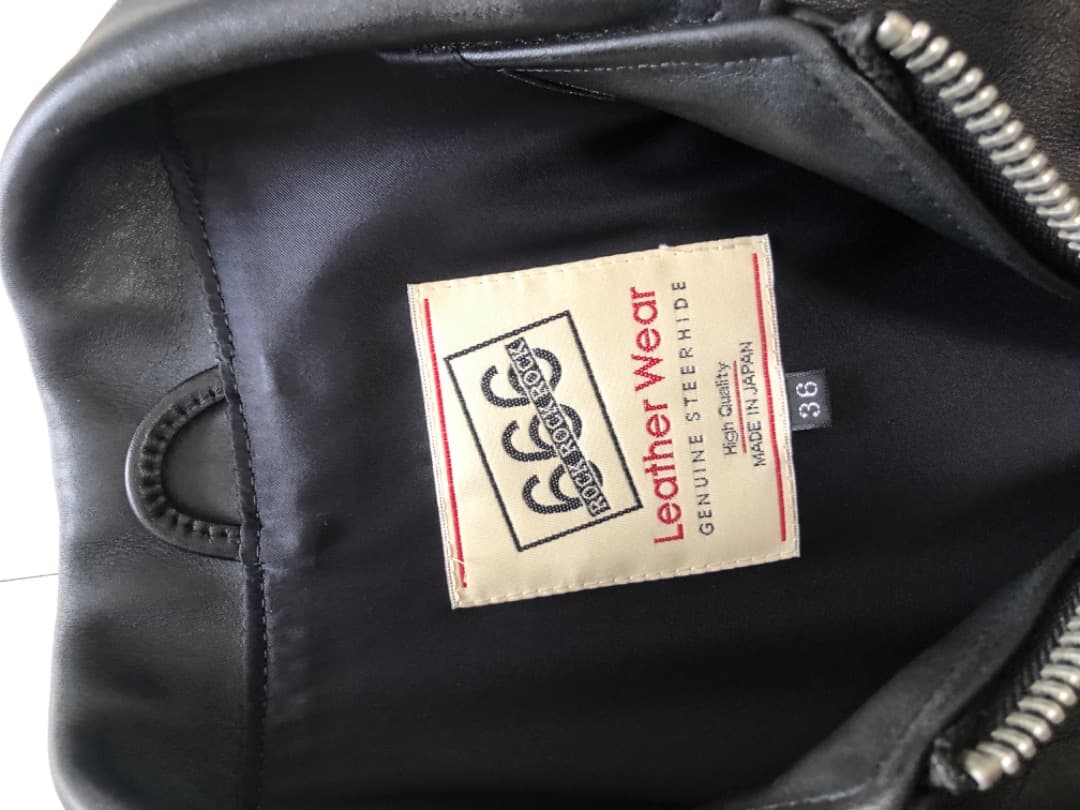 美品 666 LJM-17TFシングルライダースジャケット 36