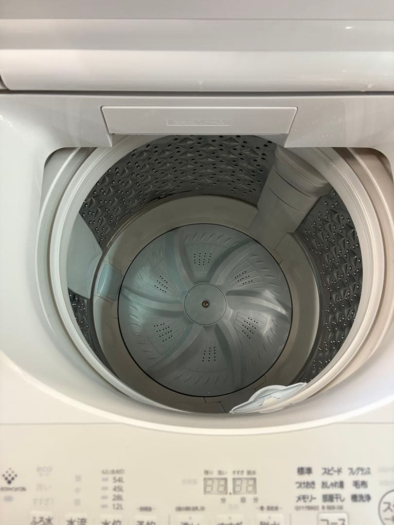 東芝　洗濯機　2023年モデル　8キロ　AW-8DH3　分解清掃済み