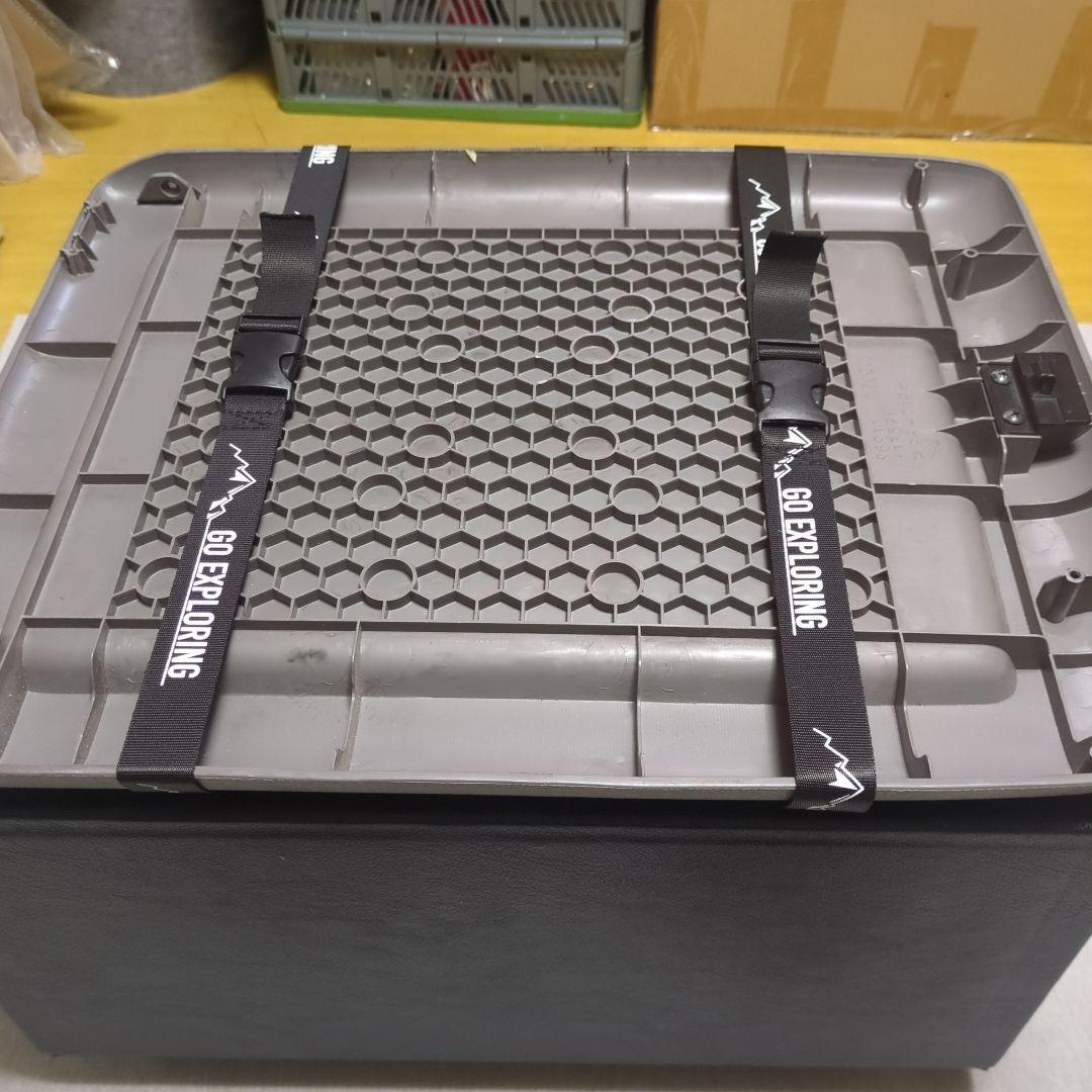 【み。】コンソールBOX（載せるタイプ）&前蓋【ブラックレザー】