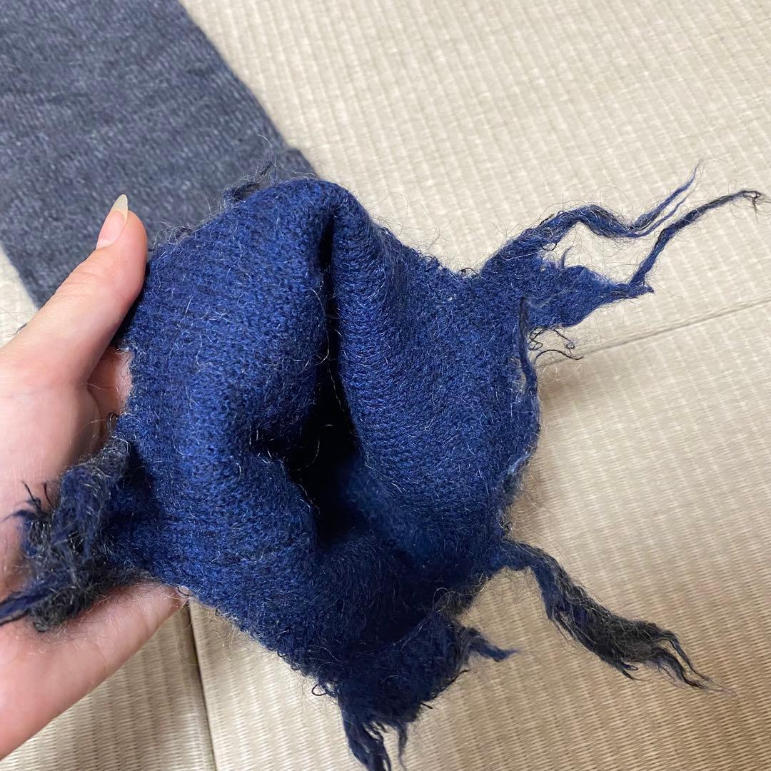 【perverze】Mohair&WoolDamagedKnit Sweater