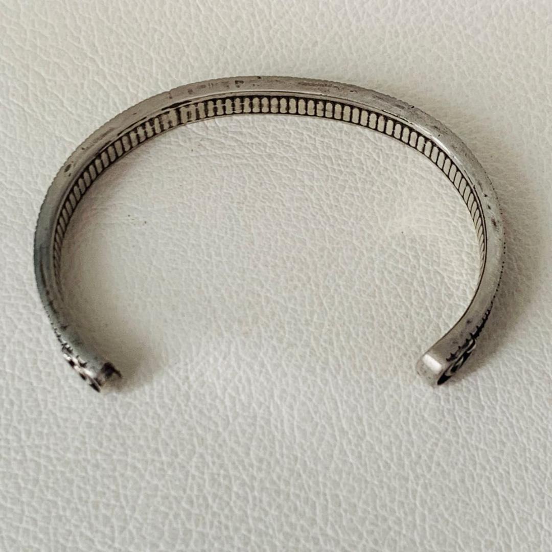 グッチ 925 マーモント バングル 16 ブレスレット 燻し gg ダブルG