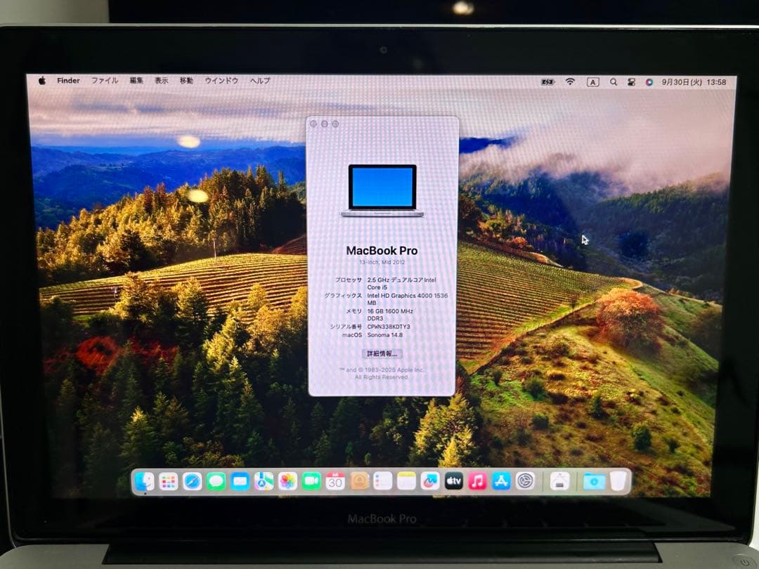 週末SALE‼️MacBook Mid 2012 13インチ Core i5