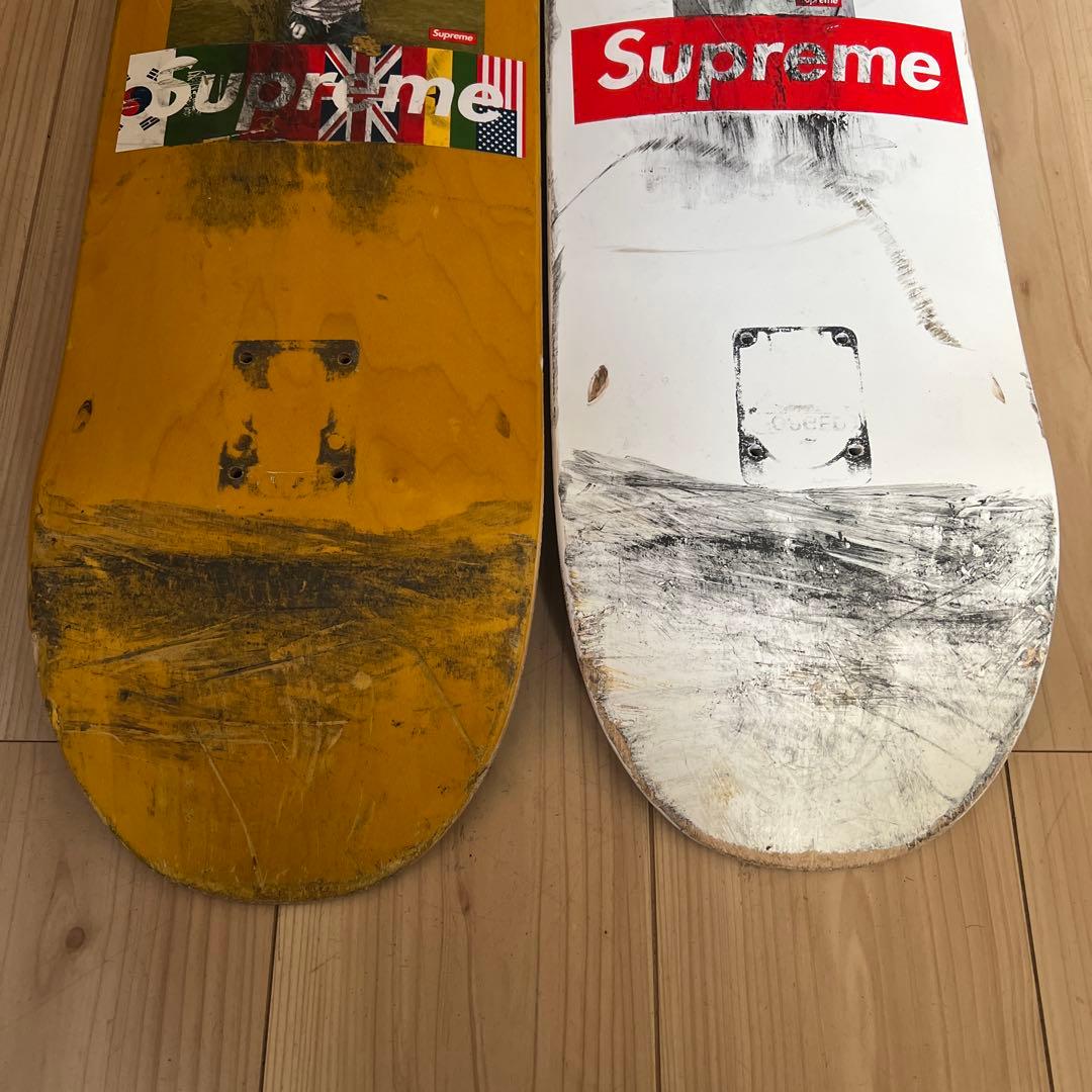 Supremeデッキ2本、スピットファイヤー ウィール、ベンチャートラックセット