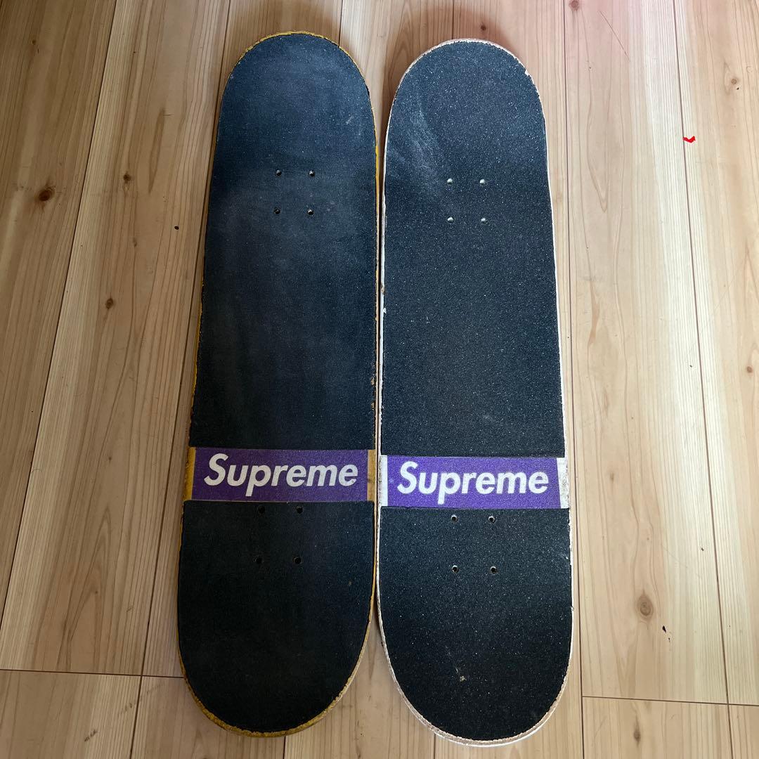 Supremeデッキ2本、スピットファイヤー ウィール、ベンチャートラックセット