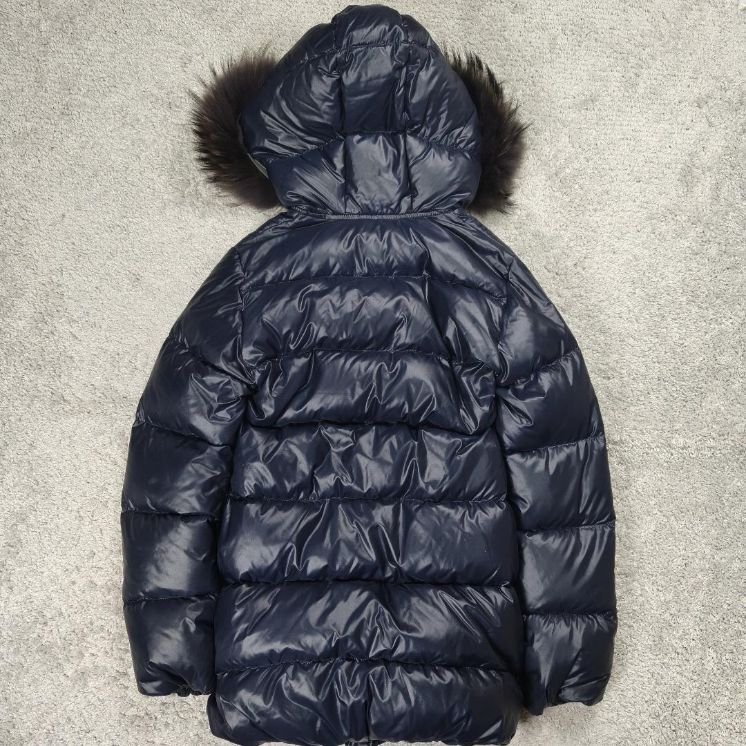 DUVETICA ネイビー ダウンコート ジャケット サイズ42 取外可ファー付