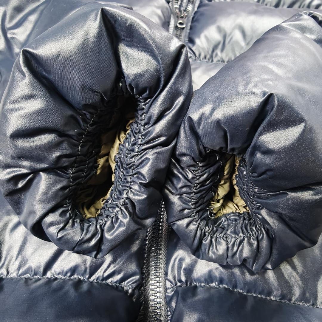 DUVETICA ネイビー ダウンコート ジャケット サイズ42 取外可ファー付