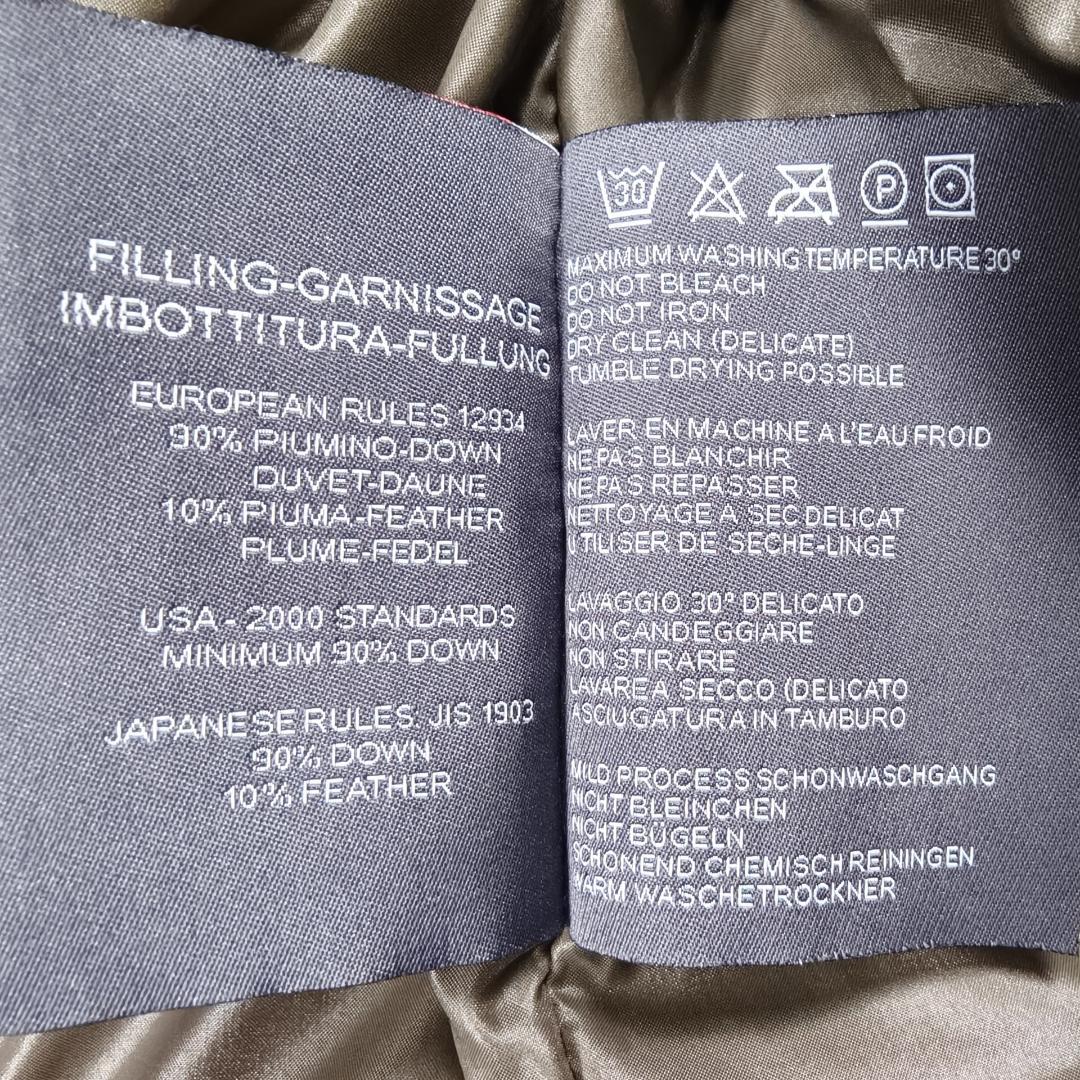 DUVETICA ネイビー ダウンコート ジャケット サイズ42 取外可ファー付