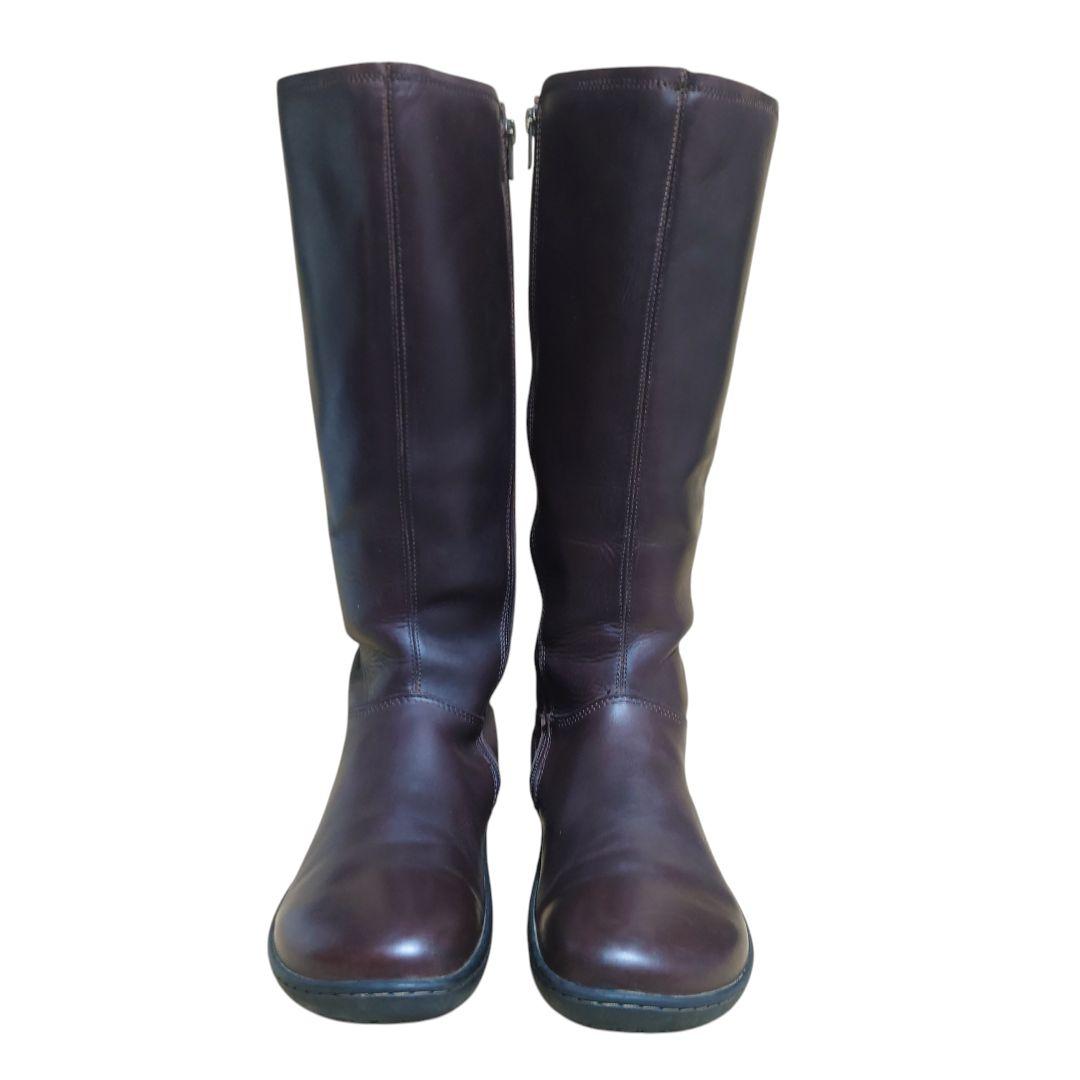 ビルケンシュトック ファーミントン レザー ロングブーツ サイドジップ 39