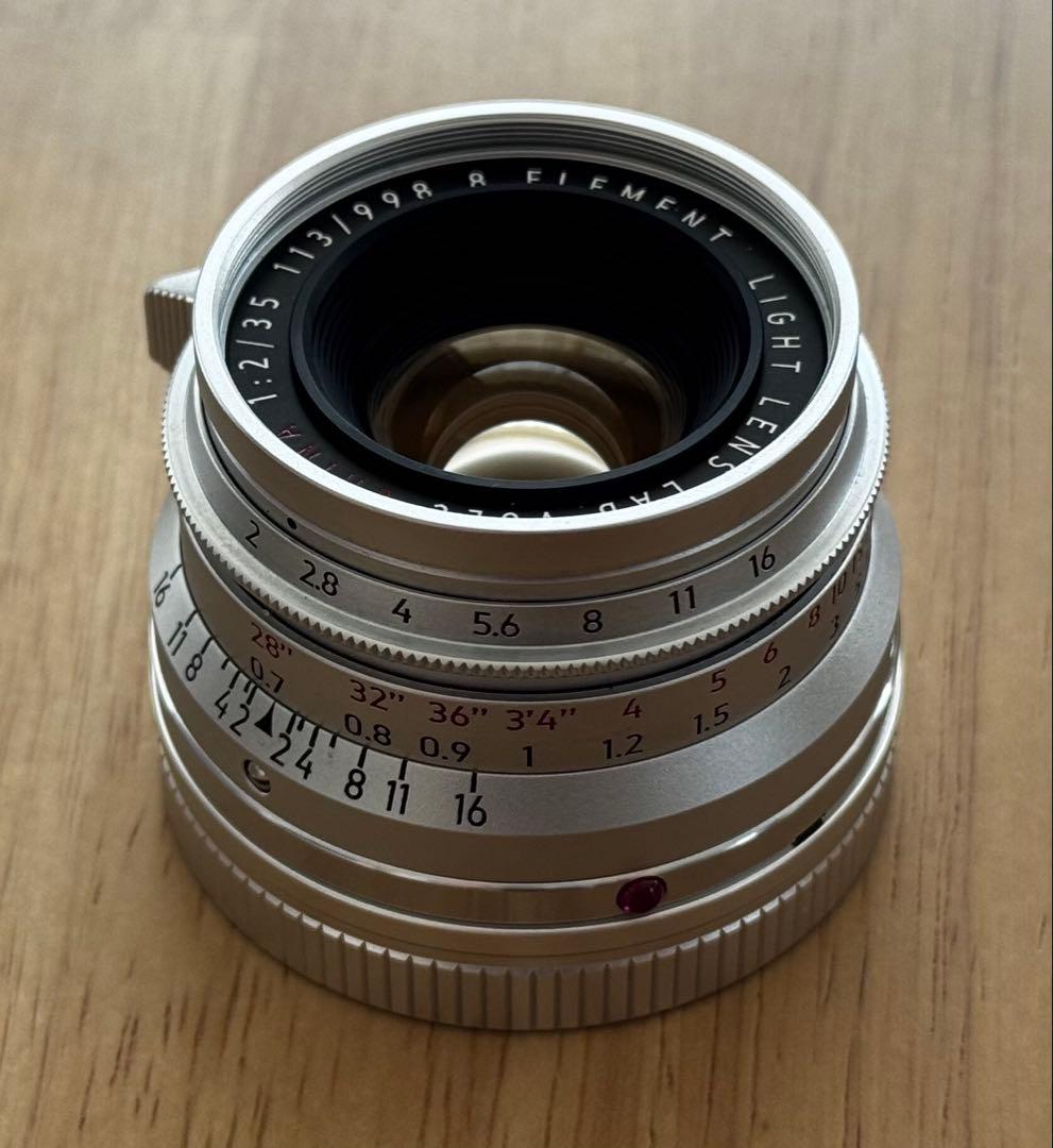 周八枚 Light Lens Lab 35mm f2.0 シルバー