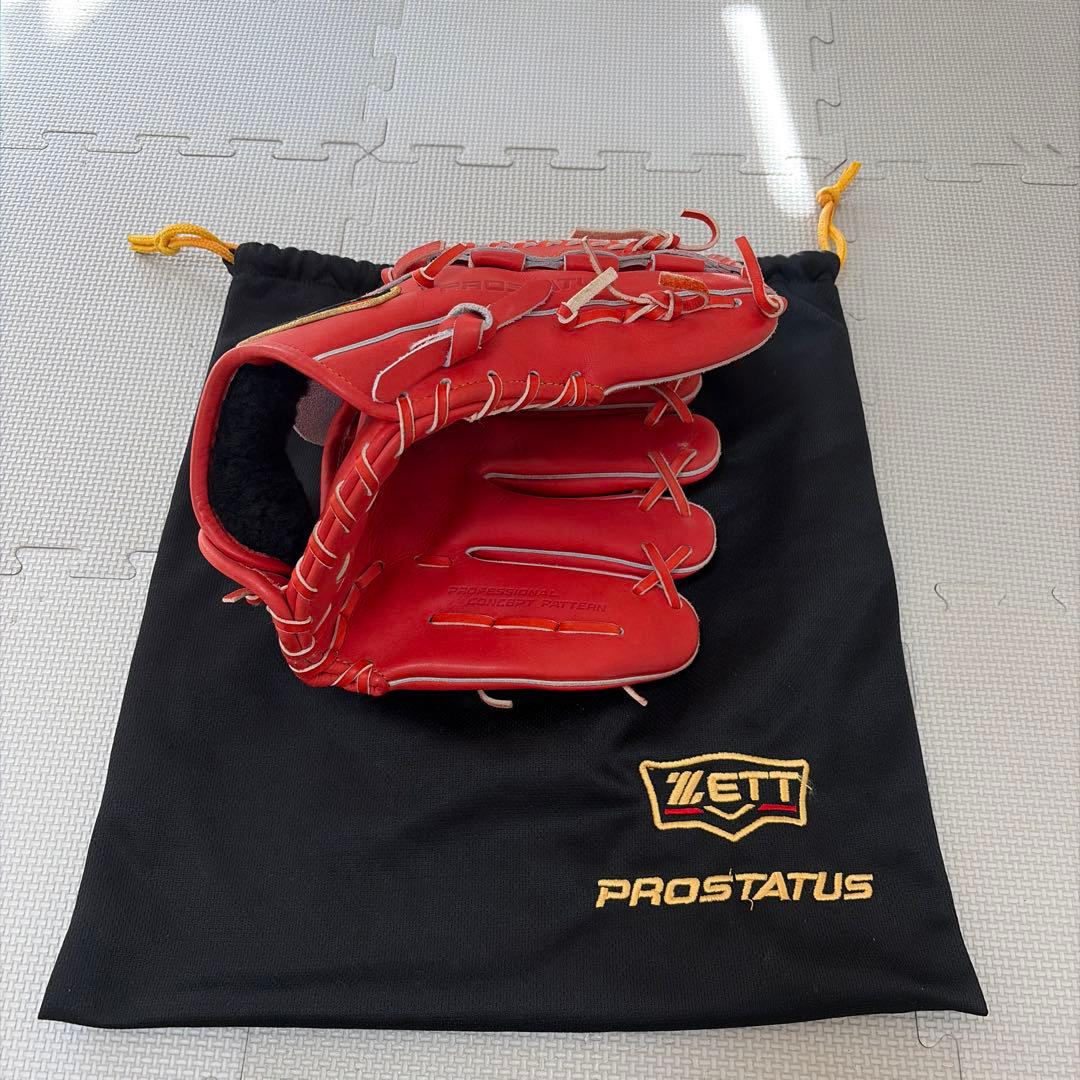 ZETT PROSTATUS 軟式一般グローブ 収納袋付き