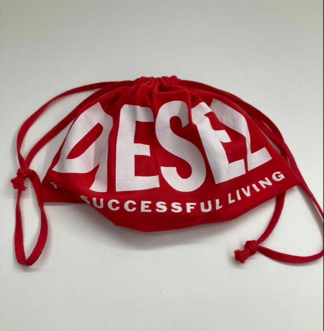 DIESEL ストーン レザー ベルト 75/30 専用袋付き