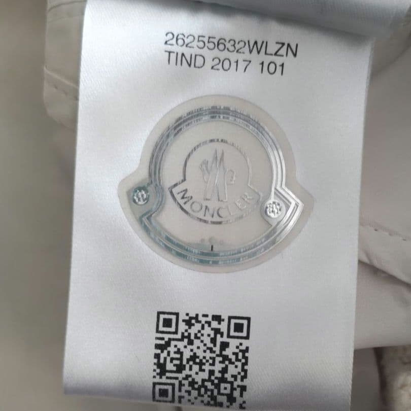 美品 モンクレール レディース ニット 切り返し クリーム サイズ XS