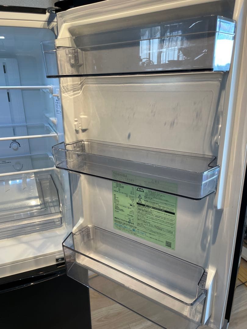 [美品] 2021年製 東芝 冷蔵庫 GR-S15BS 153L 高さ127cm