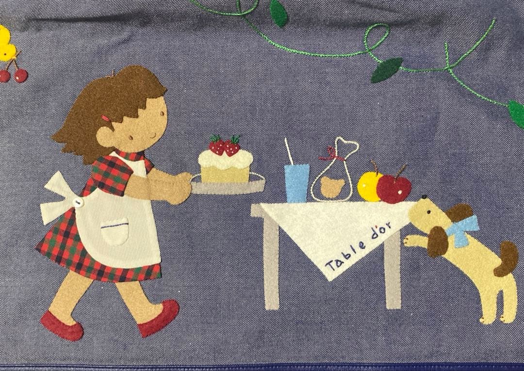 taro☆新品未使用☆ファミリア×ターブルドール デニムトートバッグ 青