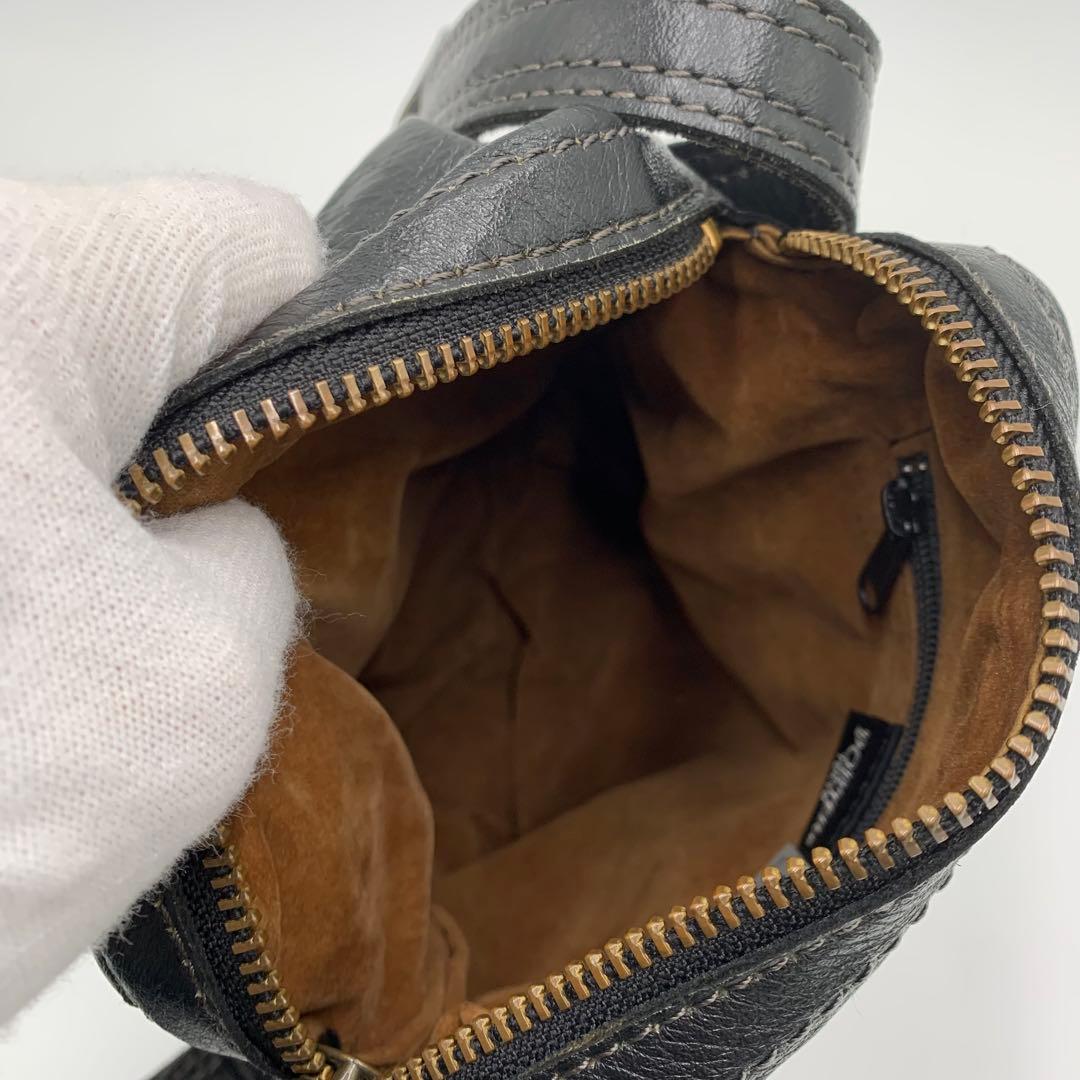 ポーター PORTER トスカーナ レザー ショルダー バッグ ブラック