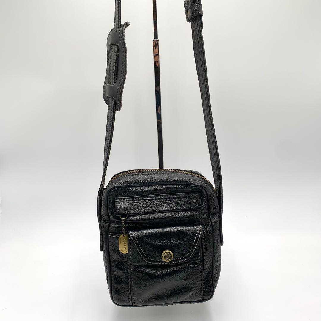 ポーター PORTER トスカーナ レザー ショルダー バッグ ブラック