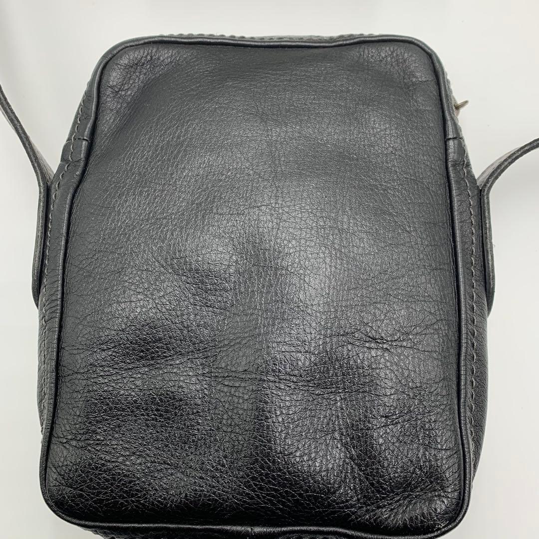 ポーター PORTER トスカーナ レザー ショルダー バッグ ブラック