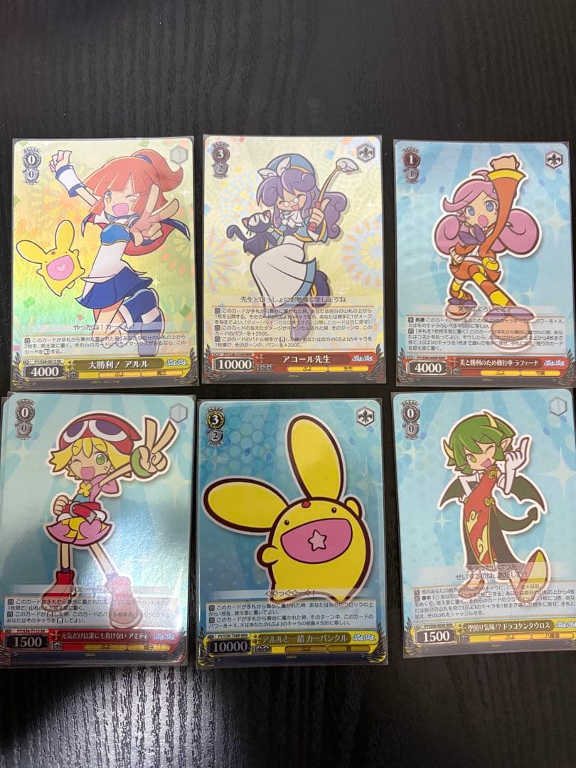 ヴァイスシュヴァルツぷよぷよ引退品