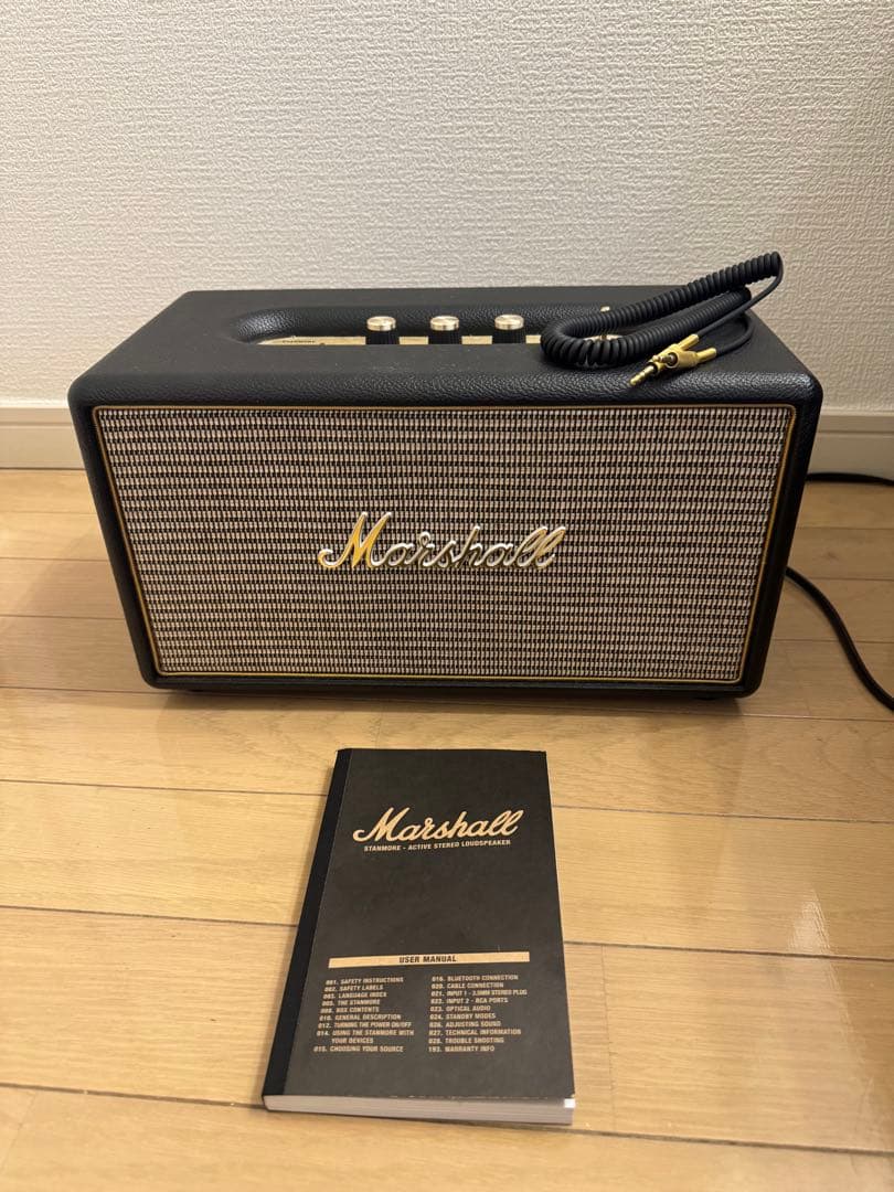 マーシャル スピーカー STANMORE Bluetooth 黒