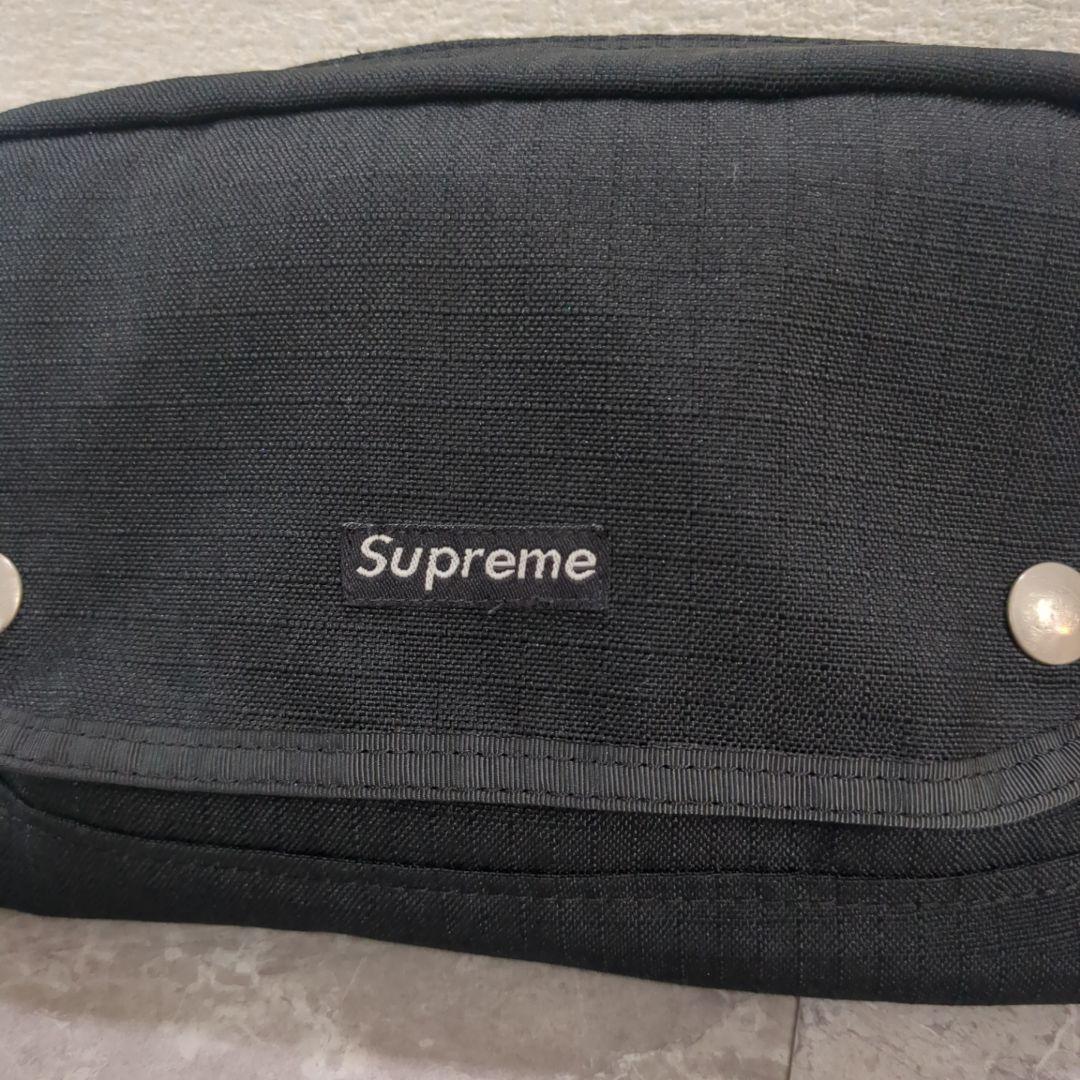 美品☆Supreme 初期 ブラック ボックスロゴ ショルダーバッグ ナイロン