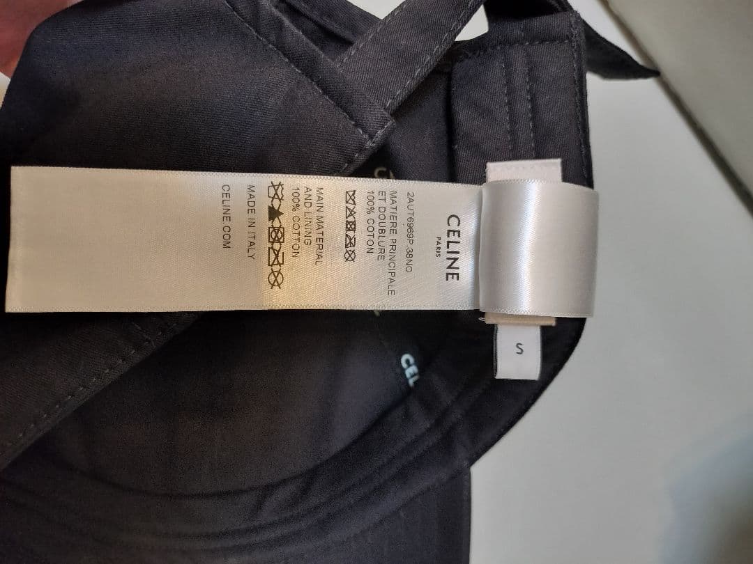 CELINE トリオンフ ベースボールキャップ Sサイズ