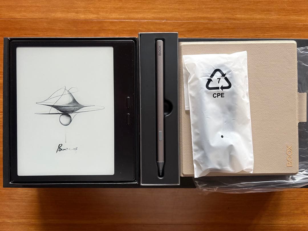 Boox Go7 gen2 モノクロ　本体ブラック　専用スタイラスペン