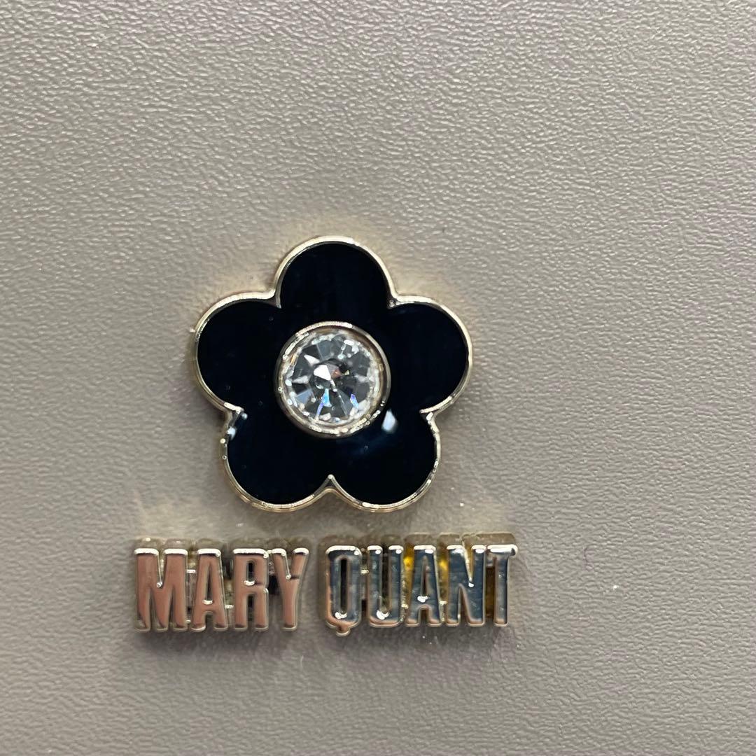 新作　極美品　マリークワント　ウエストポーチ　ボディバッグ　レザー　グレージュ