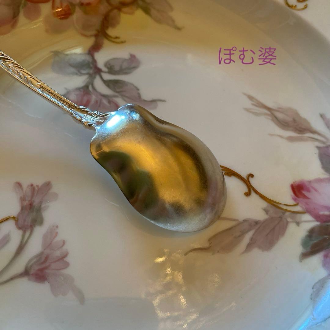 【米国／ドミニク＆ハフ】純銀 スターリングシルバー／アイスクリームスプーン ２本