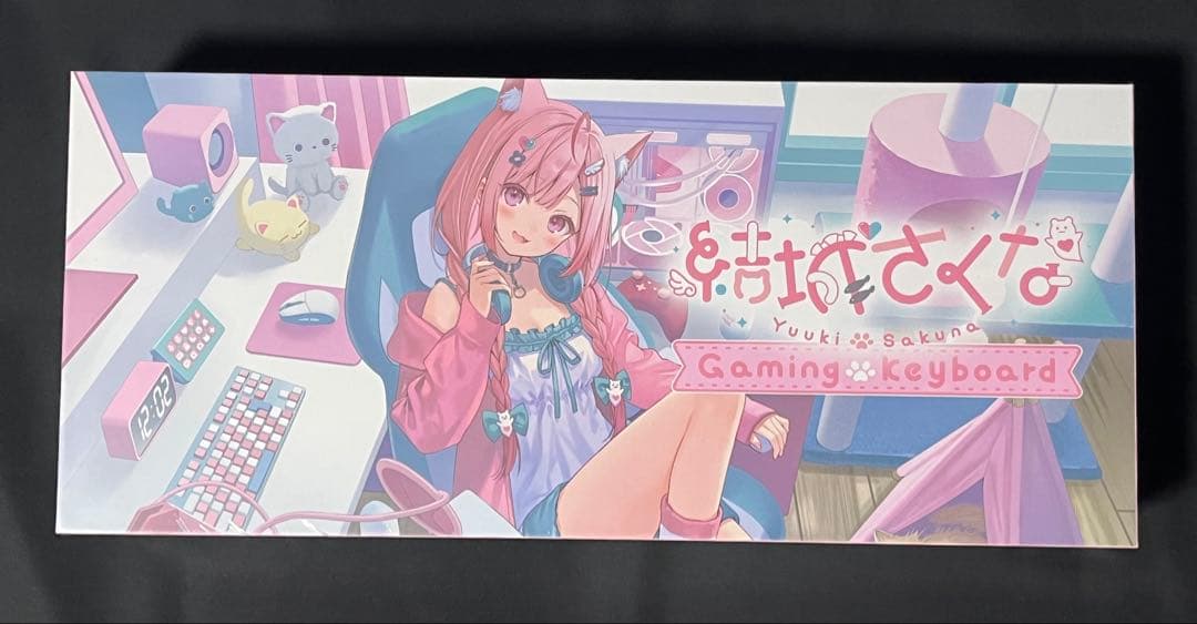 結城さくな×AMICIS ゲーミングキーボード 80HE 日本語配列