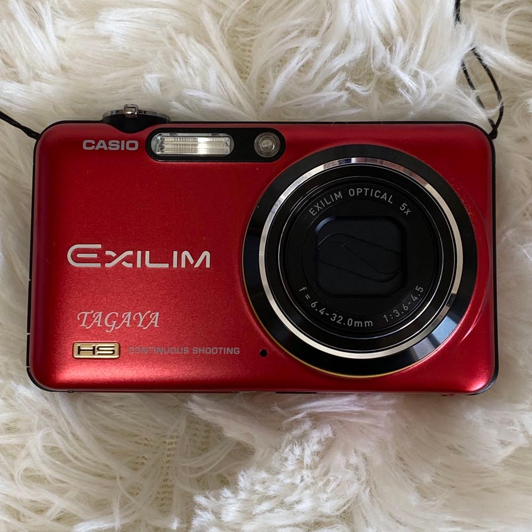 【動作確認済み】CASIO EXILIM EX-FC160S レッド おまけ付き