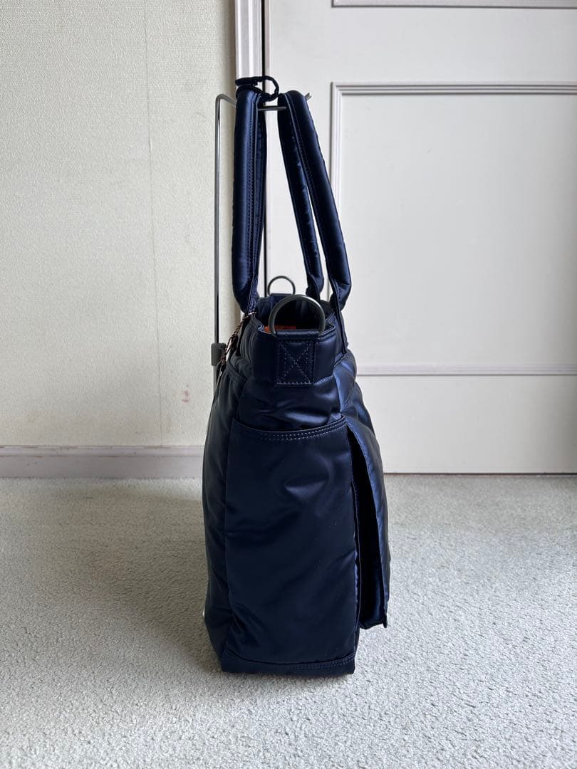 新品 PORTER / TANKER TOTE BAG(L)アイアンブルー
