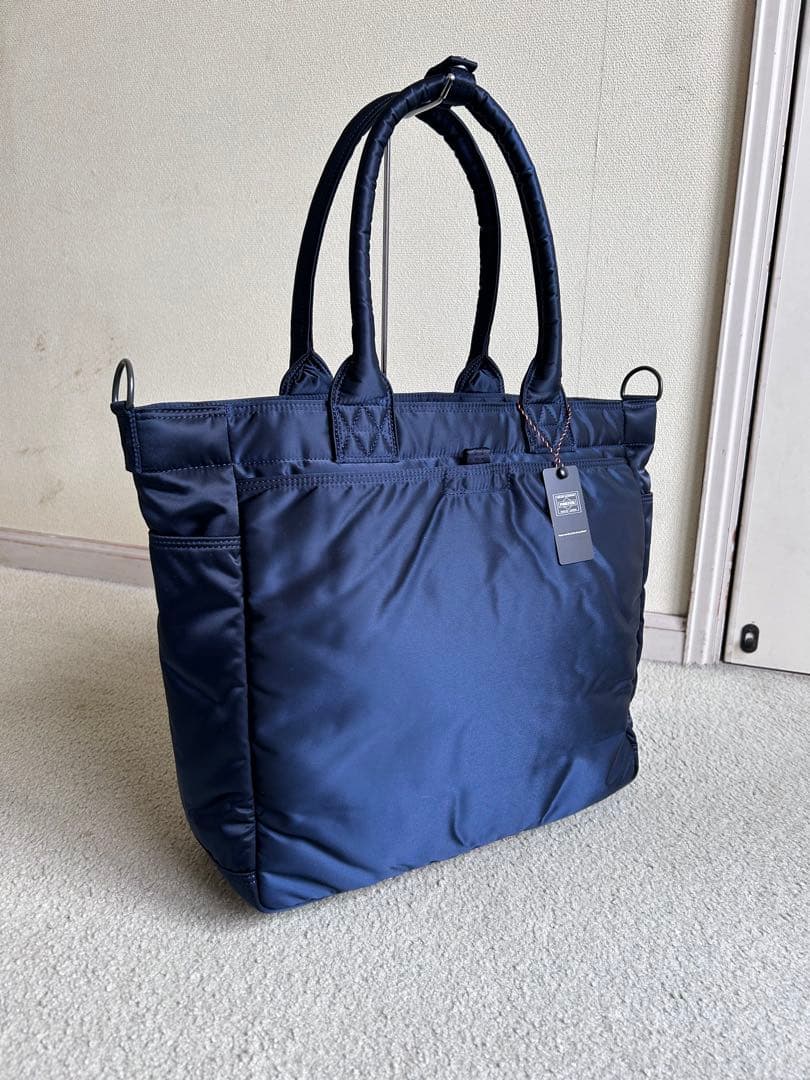 新品 PORTER / TANKER TOTE BAG(L)アイアンブルー