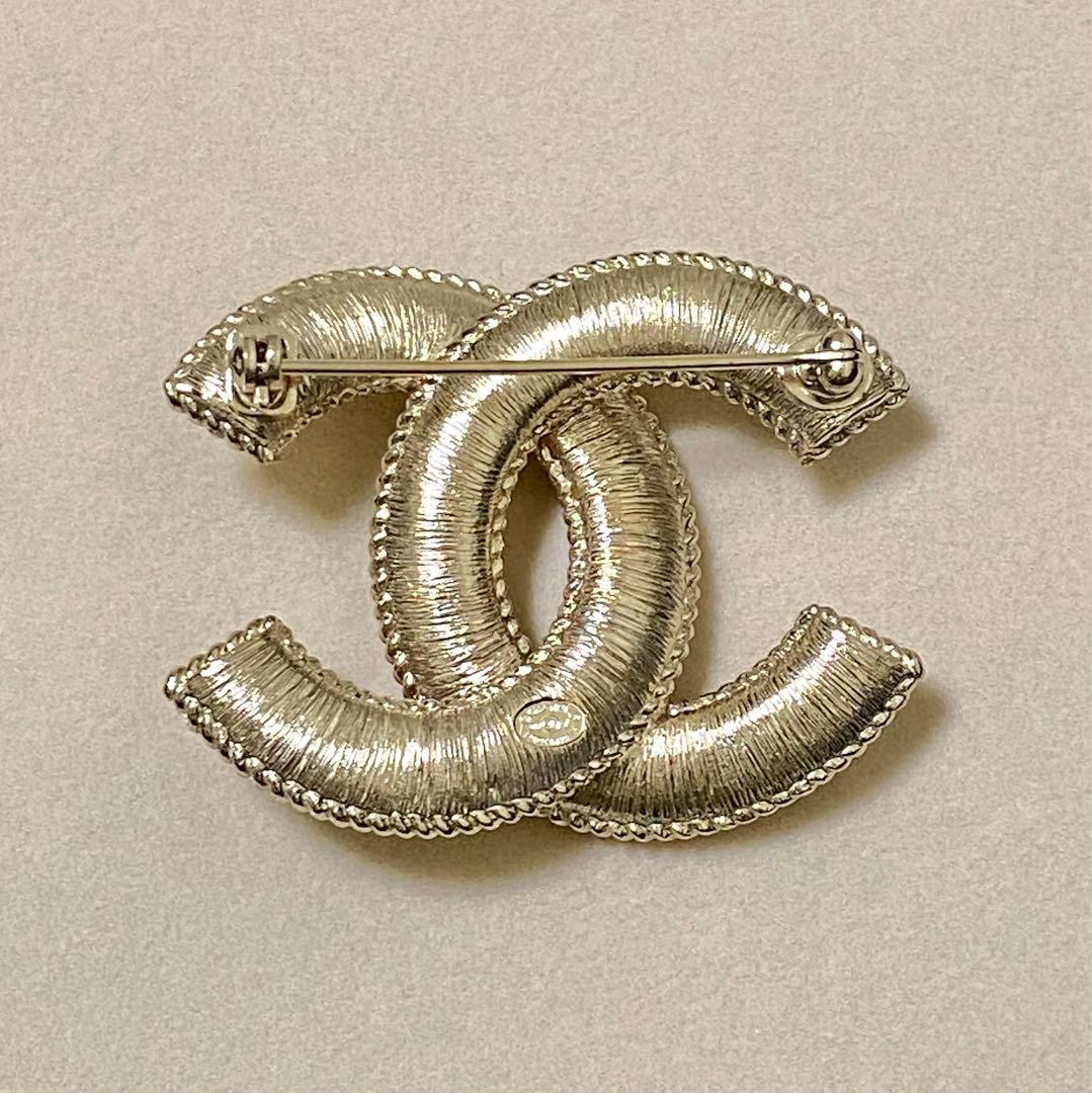 シャネル CHANEL パールブローチ ココマーク