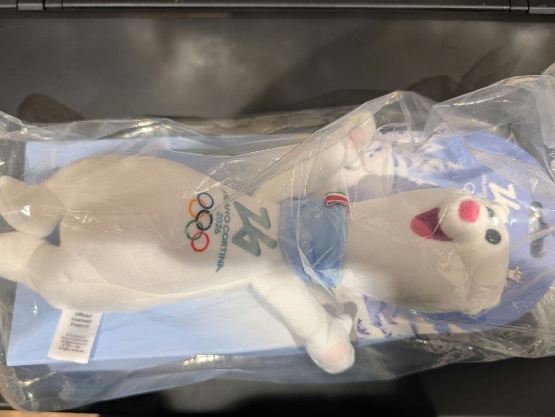 Lサイズ ティナ Tina ミラノコルティナオリンピック ぬいぐるみ 27cm