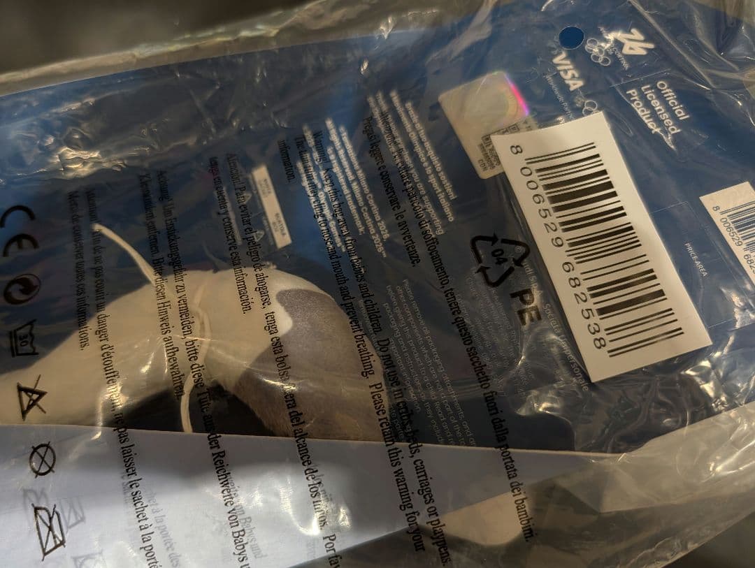 Lサイズ ティナ Tina ミラノコルティナオリンピック ぬいぐるみ 27cm