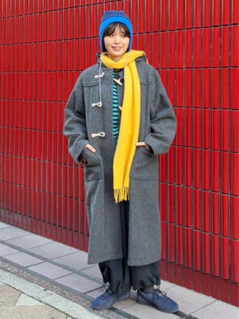 BEAMS BOY モッサー ロング ダッフルコート 25FW