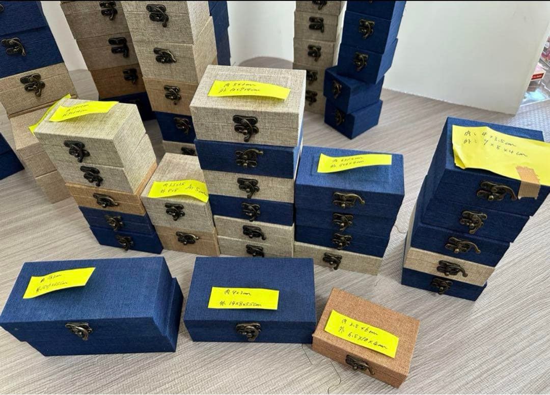 印箱　ケース　印鑑　箱　篆刻　書　76点　@300〜