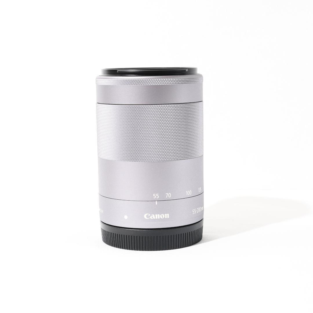 ②★Canon EF-M 55-200mm IS STM★望遠レンズ シルバー
