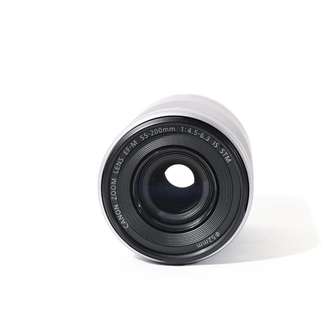 ②★Canon EF-M 55-200mm IS STM★望遠レンズ シルバー
